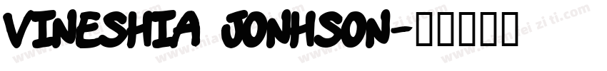 Vineshia Jonhson字体转换